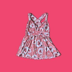 Candie's Floral Pink Top
